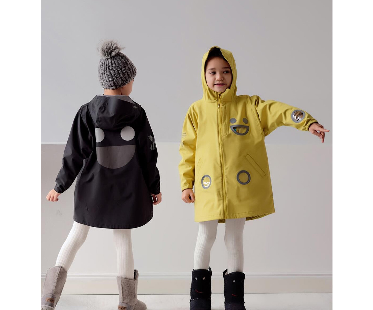 Chaqueta Impermeable Cortavientos Wistiti Amarilla