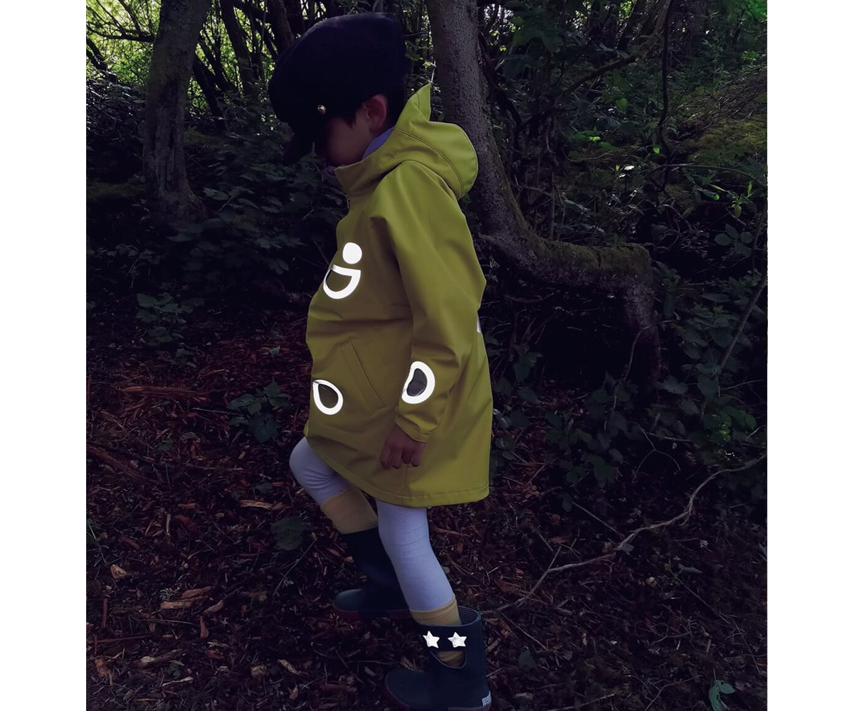 Chaqueta Impermeable Cortavientos Wistiti Amarilla