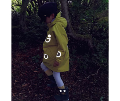 Chaqueta Impermeable Cortavientos Wistiti Amarilla