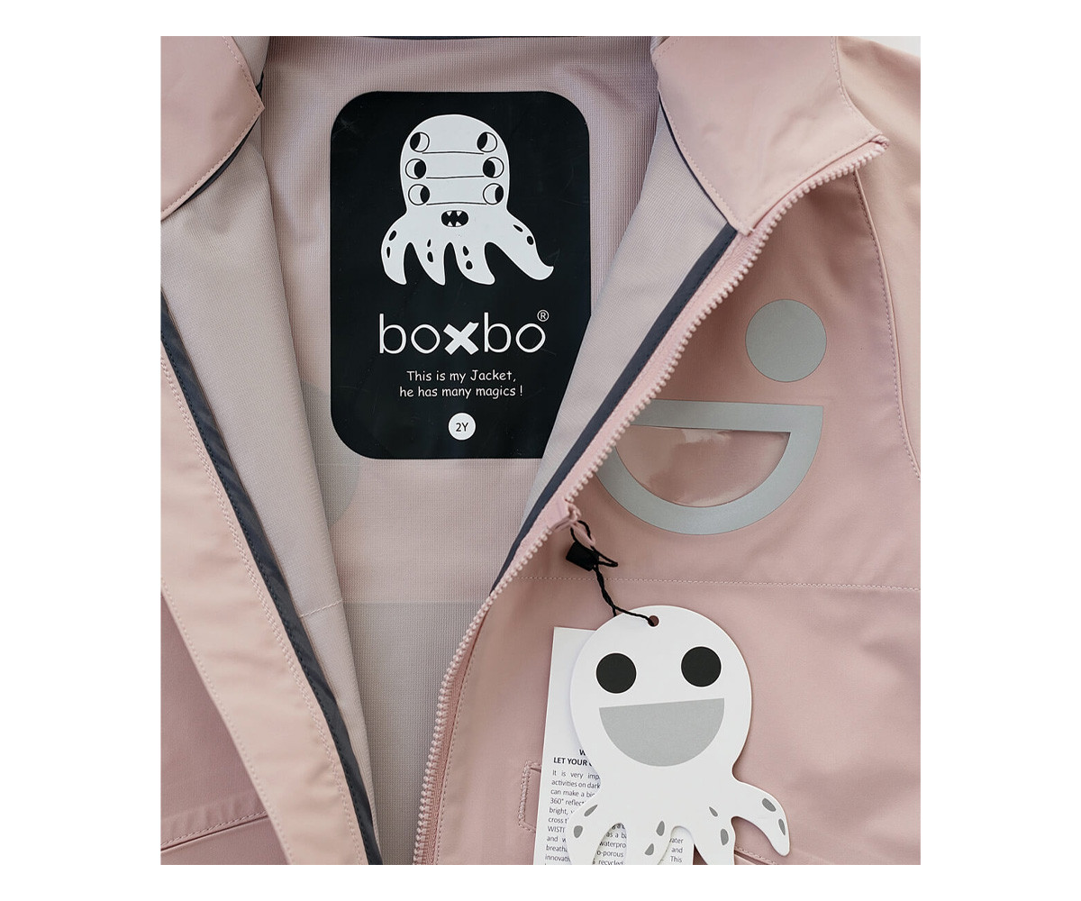 Chaqueta Impermeable Cortavientos Wistiti Rosa