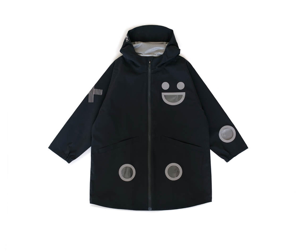 Giacca Antivento Impermeabile Wistiti Black