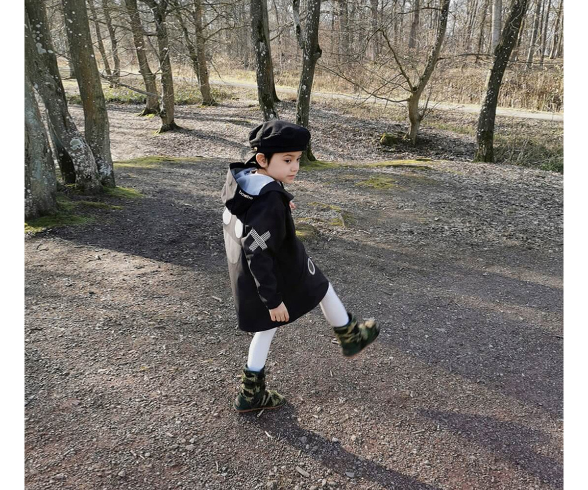 Giacca Antivento Impermeabile Wistiti Black