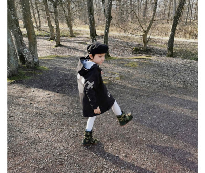 Giacca Antivento Impermeabile Wistiti Black