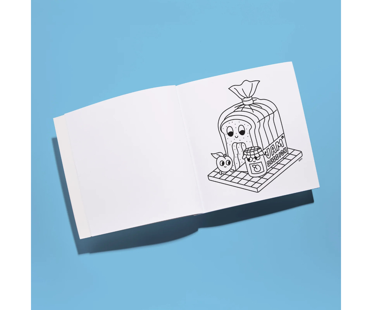 Libro para Colorear Cozy Art Supermarket