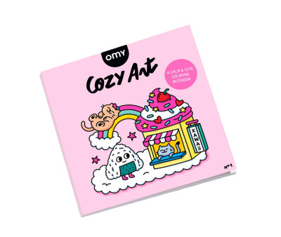 Libro para Colorear Cozy Art Kawai