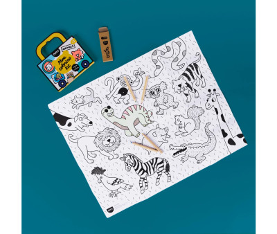 Mini Pocket Omy Animals para Colorear