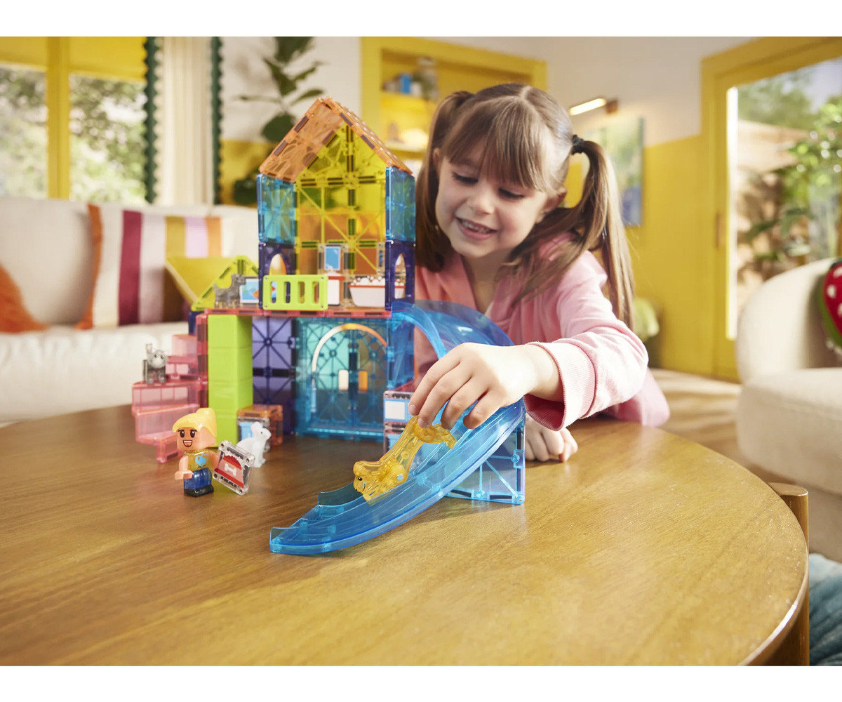 Set de Construcción Magna-Tiles Pet Playhouse 50 piezas