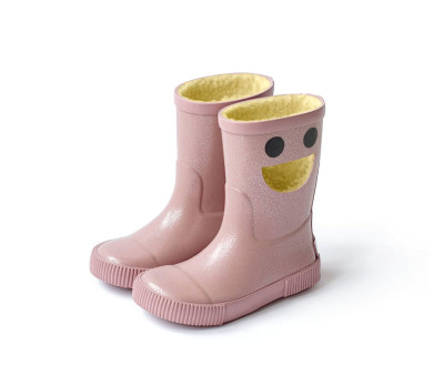 Botas de Agua Térmicas Caucho Natural Wistiti Rosa