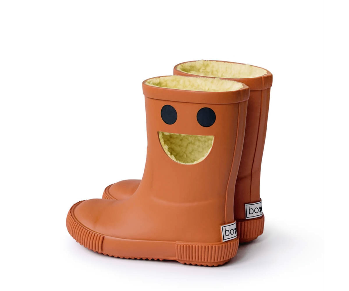 Botas de Agua Térmicas Caucho Natural Wistiti Brown