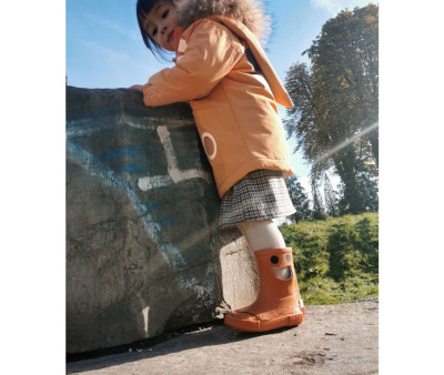 Botas de Agua Térmicas Caucho Natural Wistiti Brown