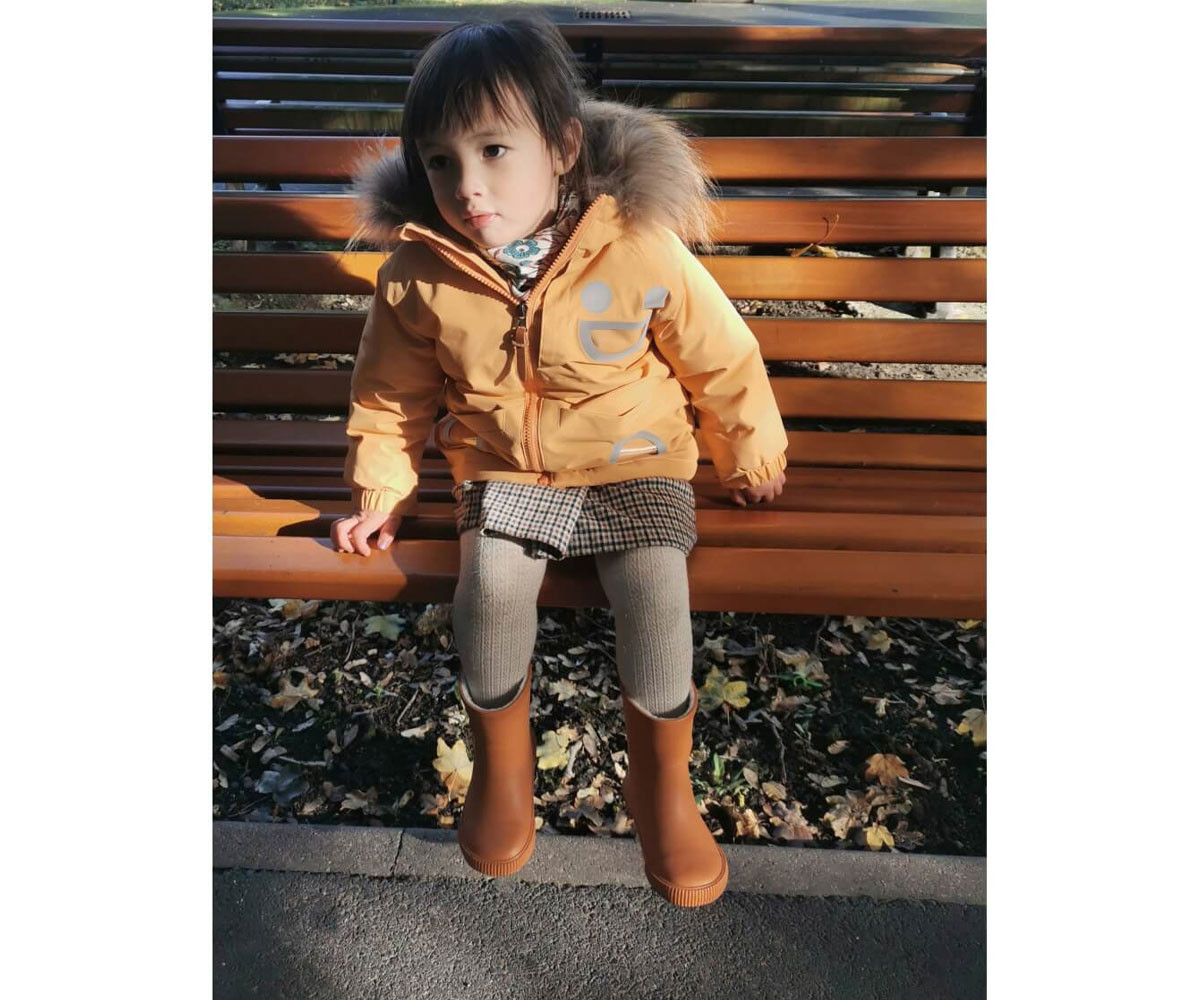 Botas de Agua Térmicas Caucho Natural Wistiti Brown