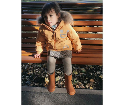 Botas de Agua Térmicas Caucho Natural Wistiti Brown