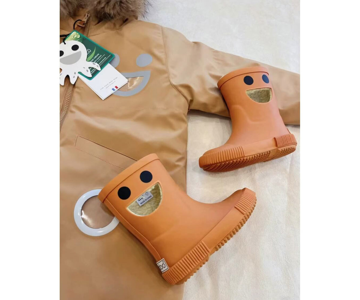 Botas de Agua Térmicas Caucho Natural Wistiti Brown