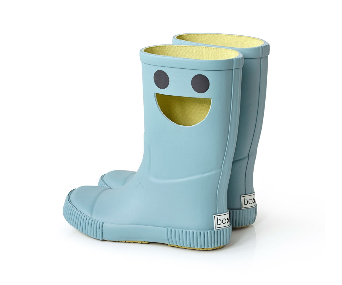 Botas de Agua Caucho Natural Wistiti Platine