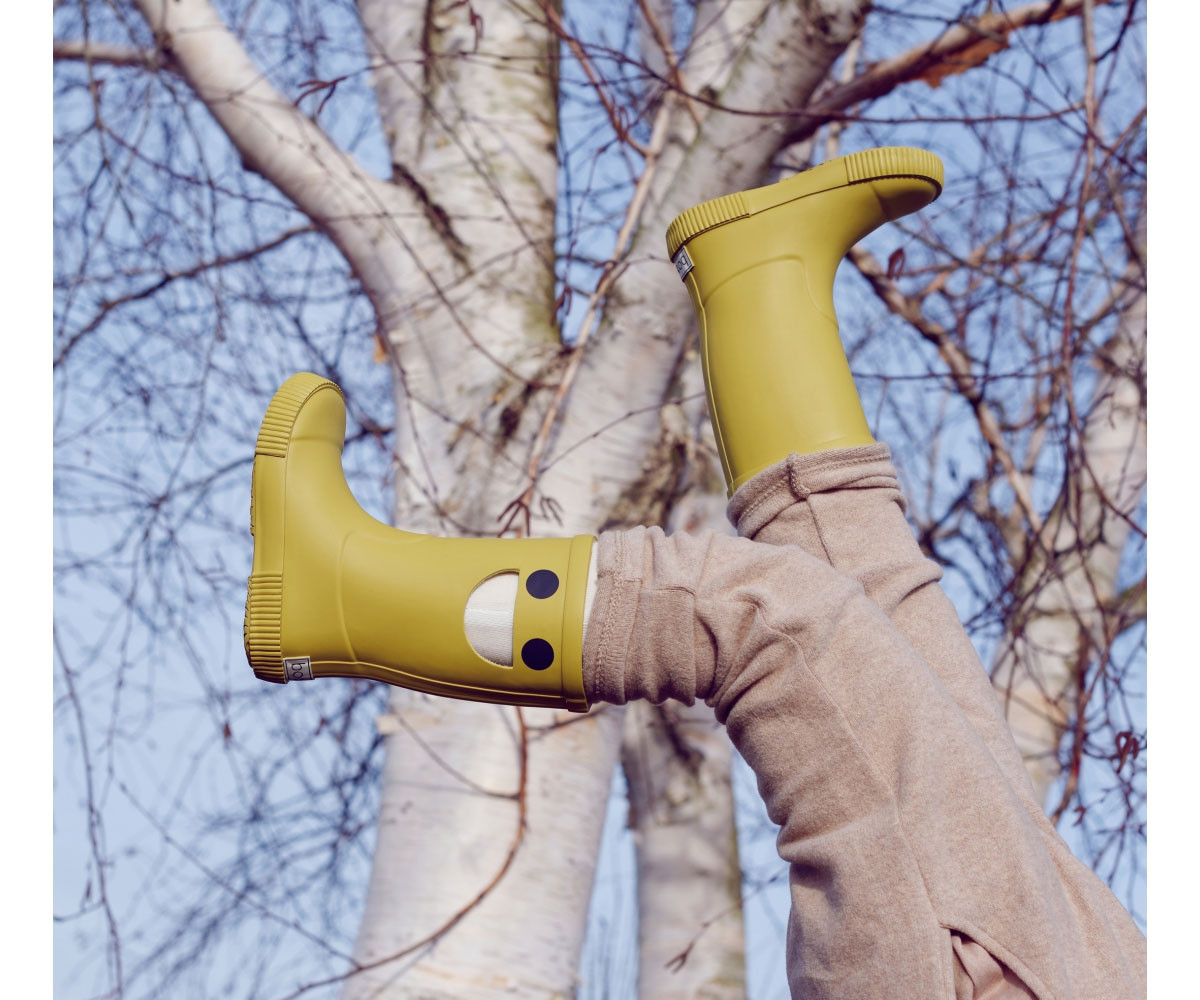 Botas de Agua Caucho Natural Wistiti Yellow