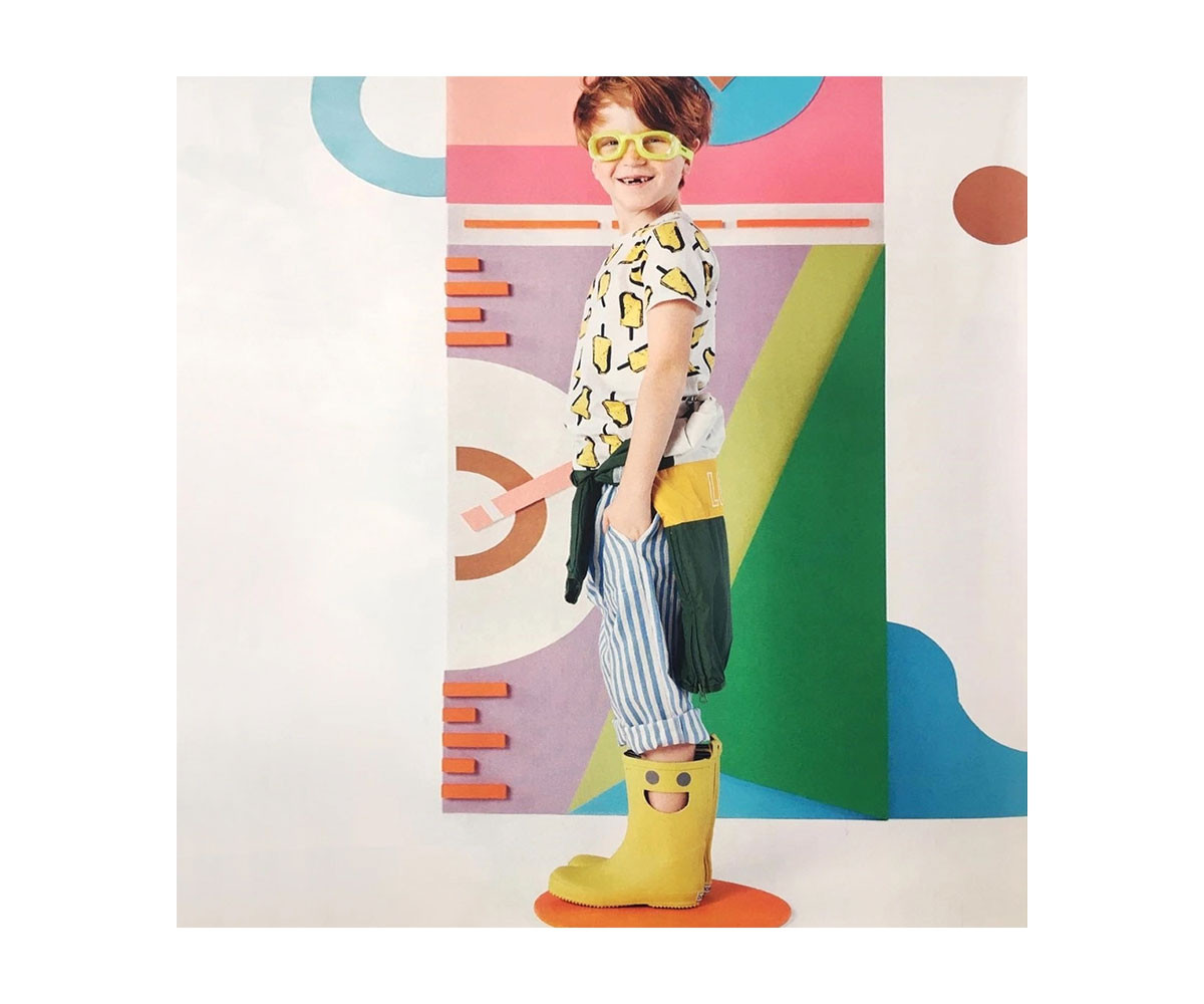 Botas de Agua Caucho Natural Wistiti Yellow