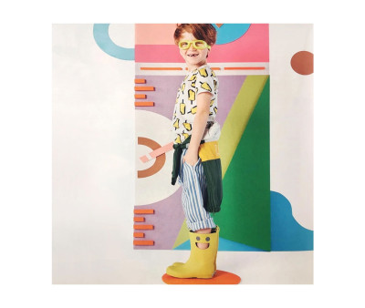 Botas de Agua Caucho Natural Wistiti Yellow