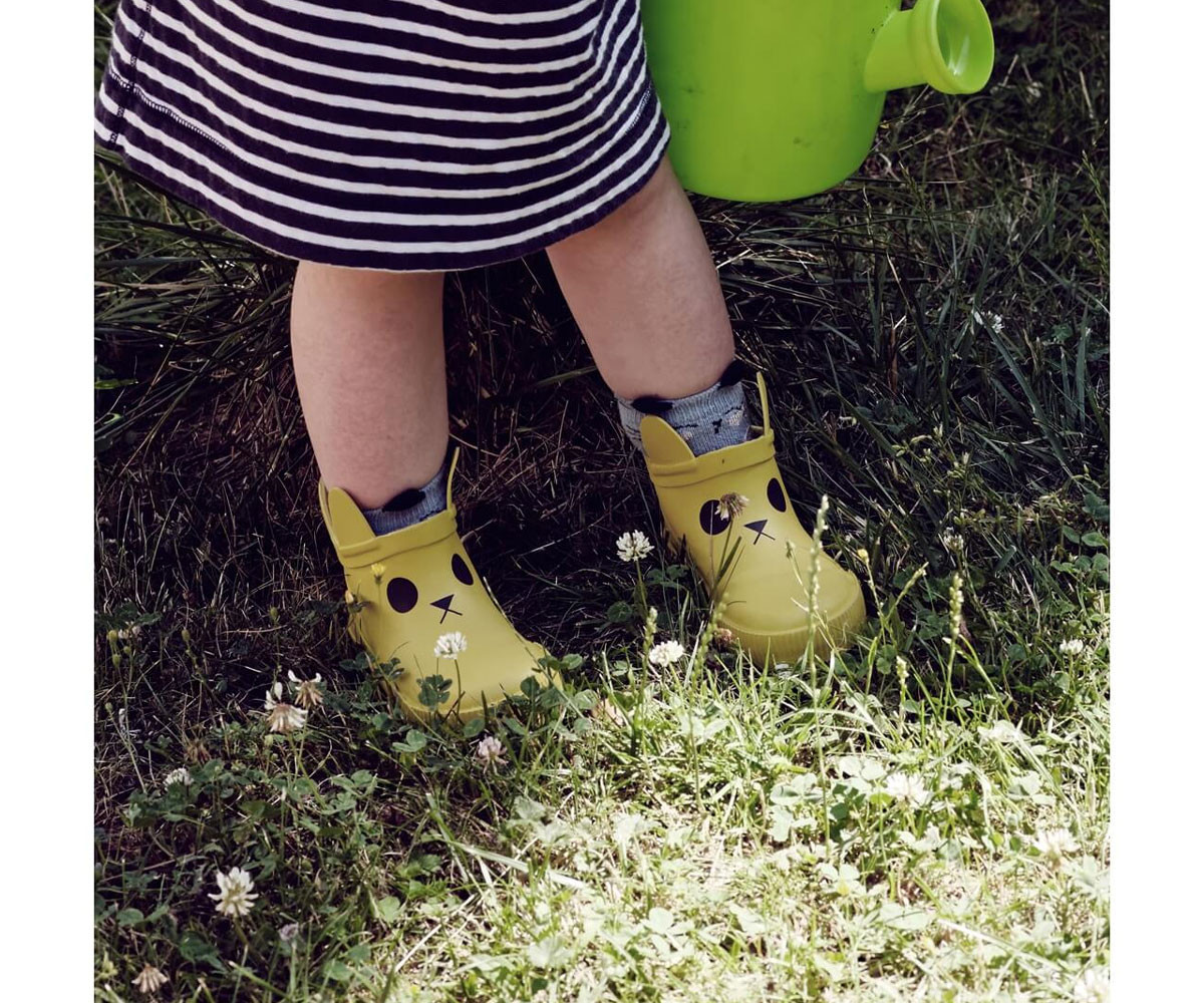 Botas de Agua Térmicas Caucho Natural Kerran Rose Pailleté