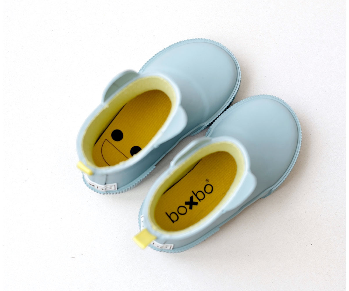 Botas de Agua Caucho Natural Kerran Platine