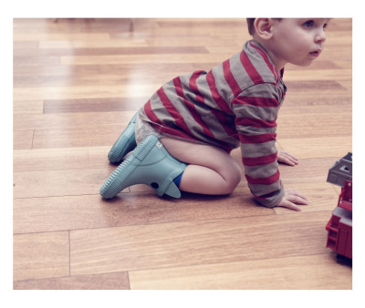 Botas de Agua Caucho Natural Kerran Platine