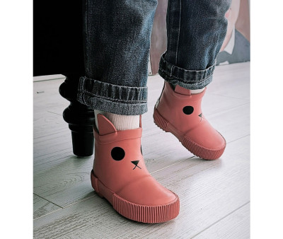 Botas de Agua Caucho Natural Kerran Pink