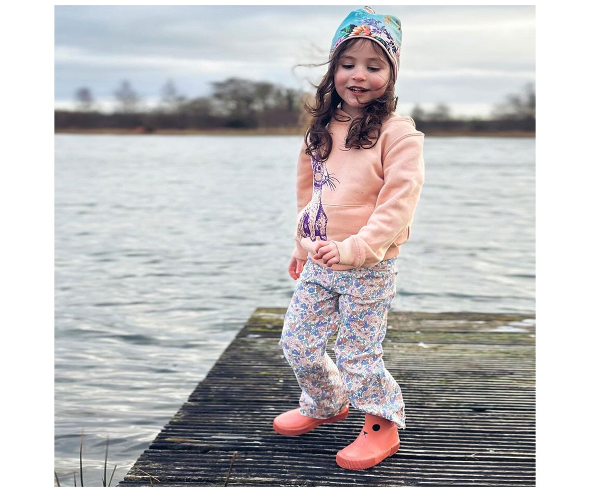 Botas de Agua Caucho Natural Kerran Pink