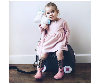 Botas de Agua Caucho Natural Kerran Pink