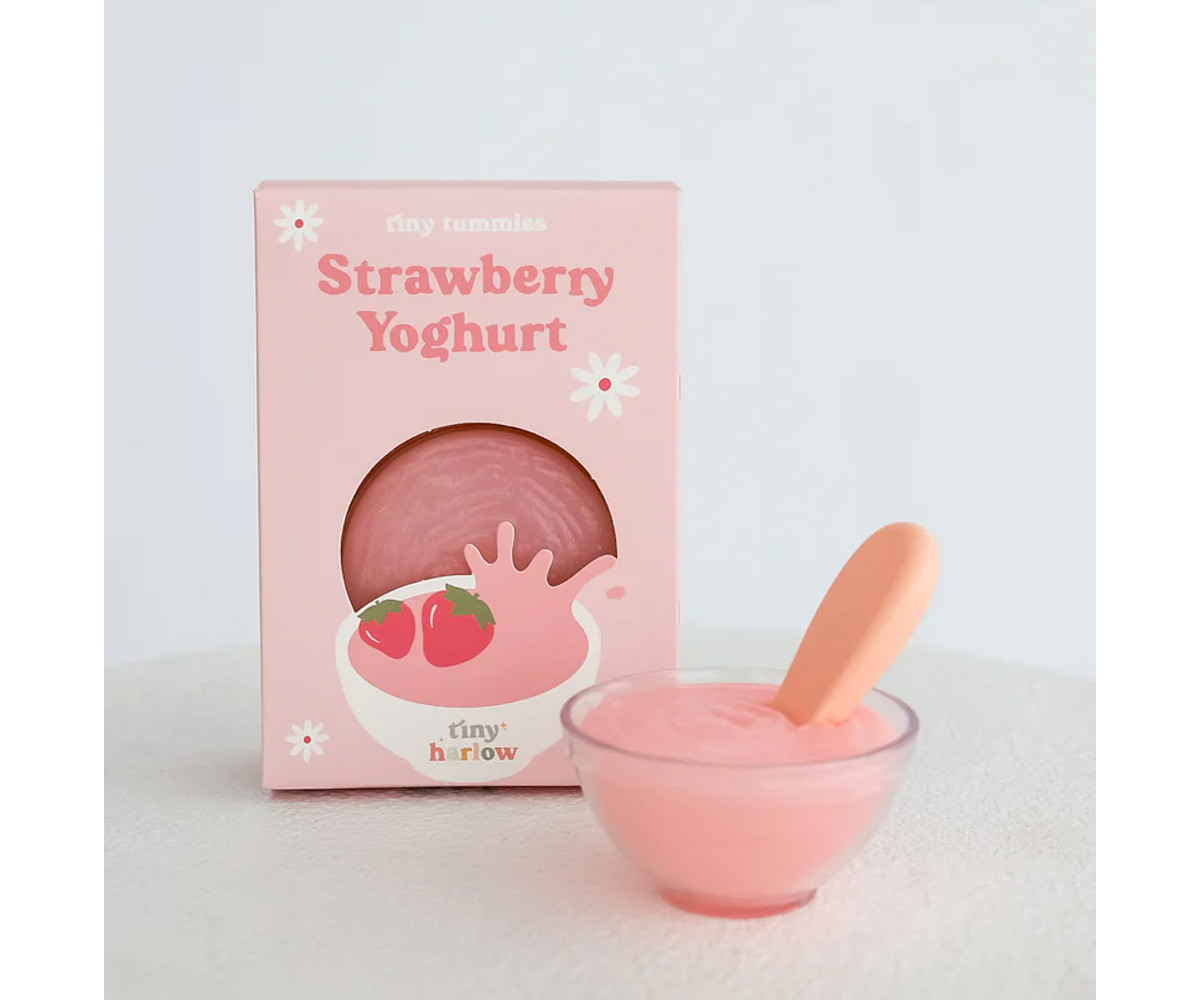 Set de Cuchara y Yogur Tiny Tummies Strawberry