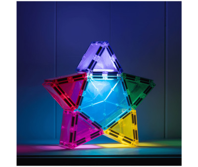 Construcción Connetix Light Star 28 piezas