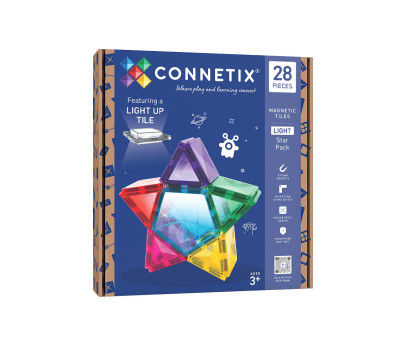 Construcción Connetix Light Star 28 piezas