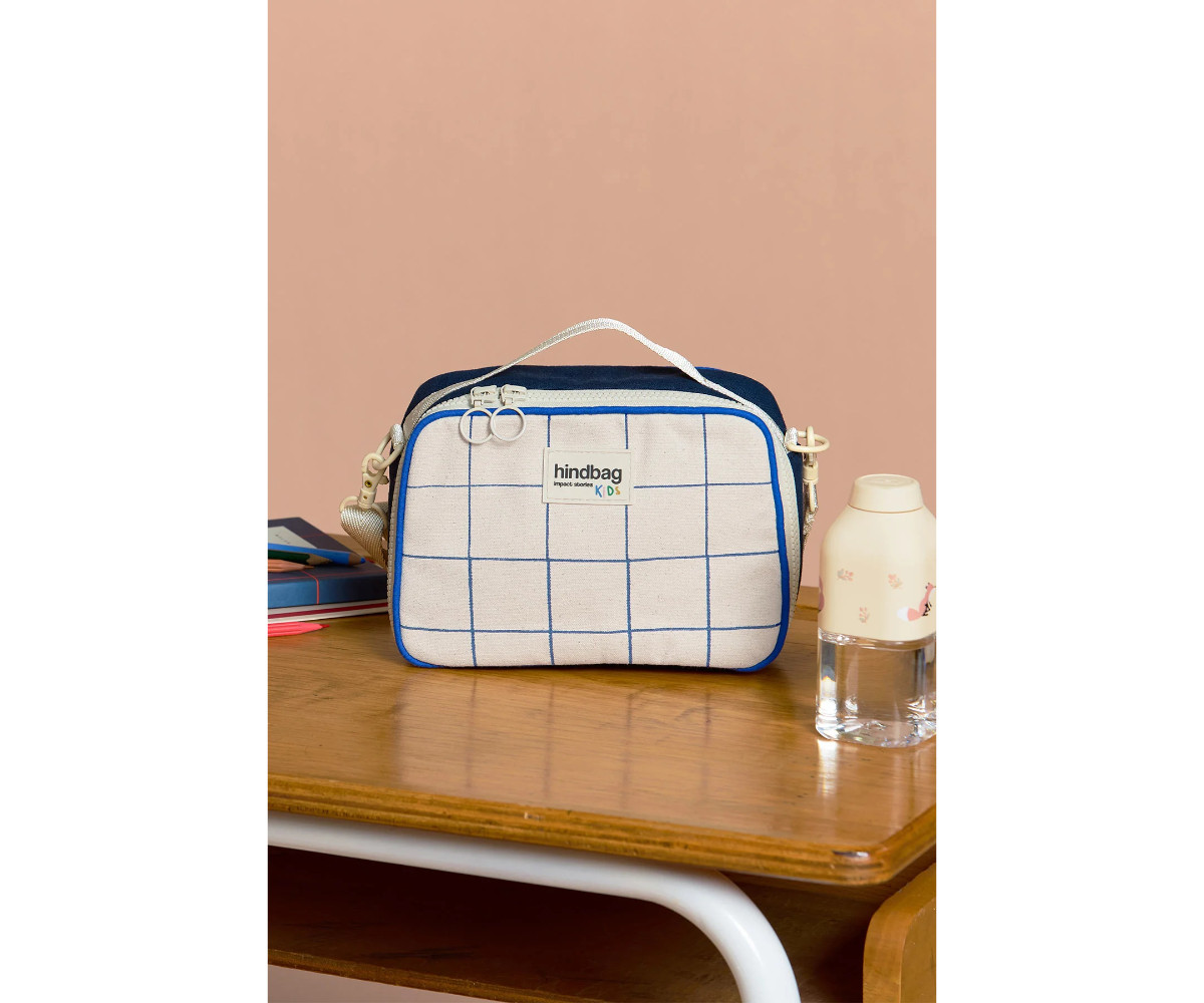 Bolsa Merienda Térmica Elsa Azul Beige