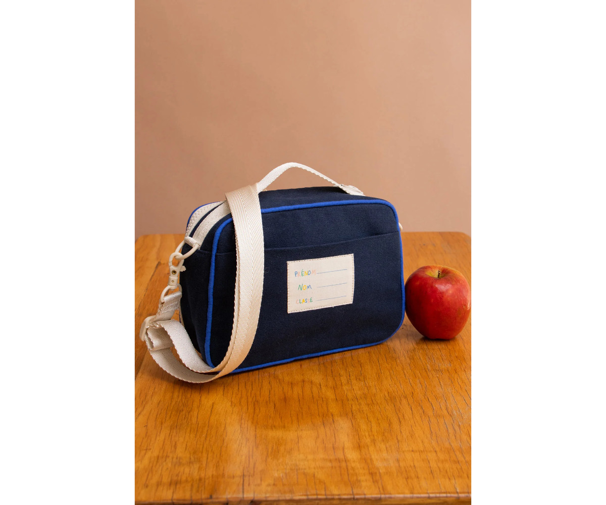 Bolsa Merienda Térmica Elsa Azul Beige
