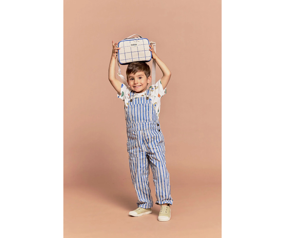 Bolsa Merienda Térmica Elsa Azul Beige