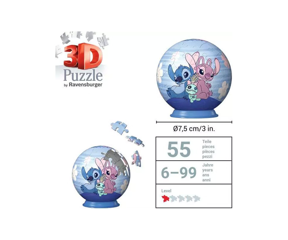 Puzzle Ball Mini 3D Stitch