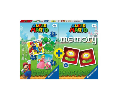 Memory Super Mario + 3 Puzzle