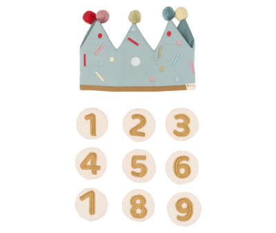 Corona de Cumpleaños Blue Mix