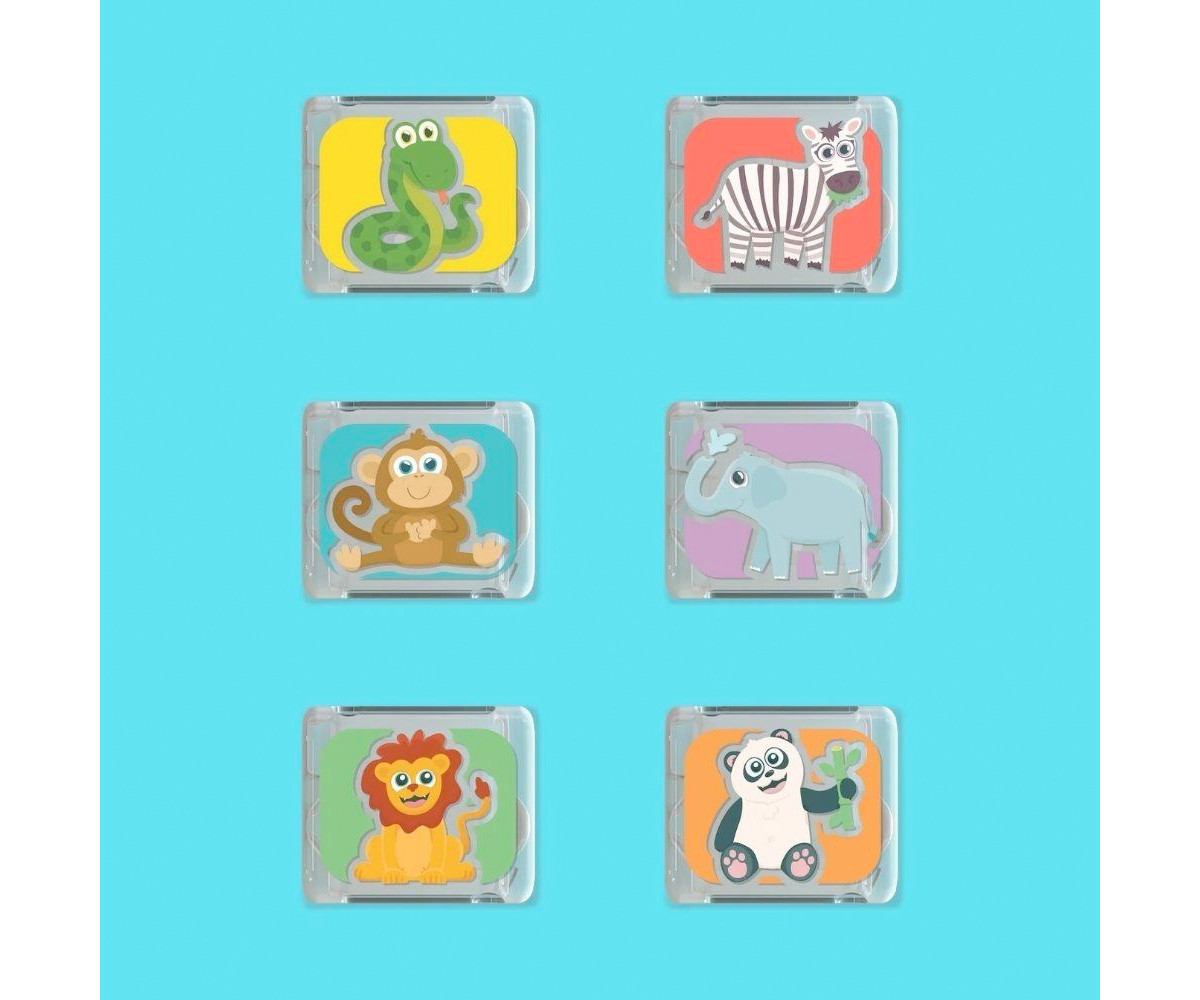 Set de Cubos Sensoriales Lumoinosos Party Zoo