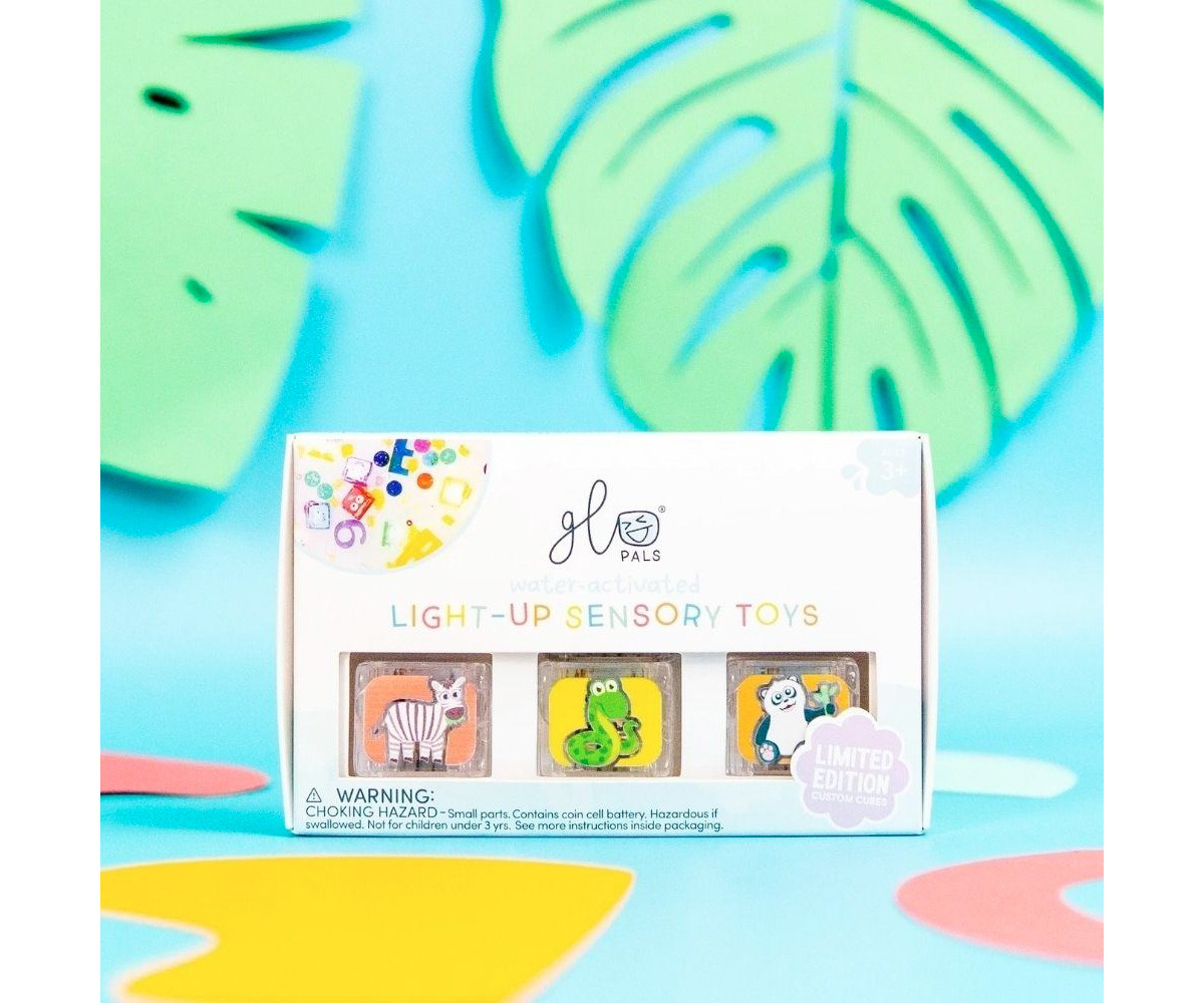 Set de Cubos Sensoriales Lumoinosos Party Zoo