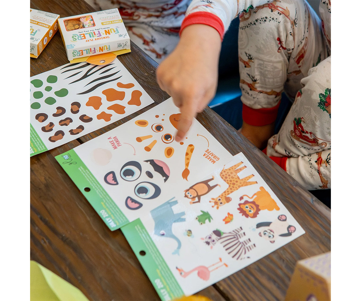 Set de Jarra y Rellenos Sensoriales Zoo