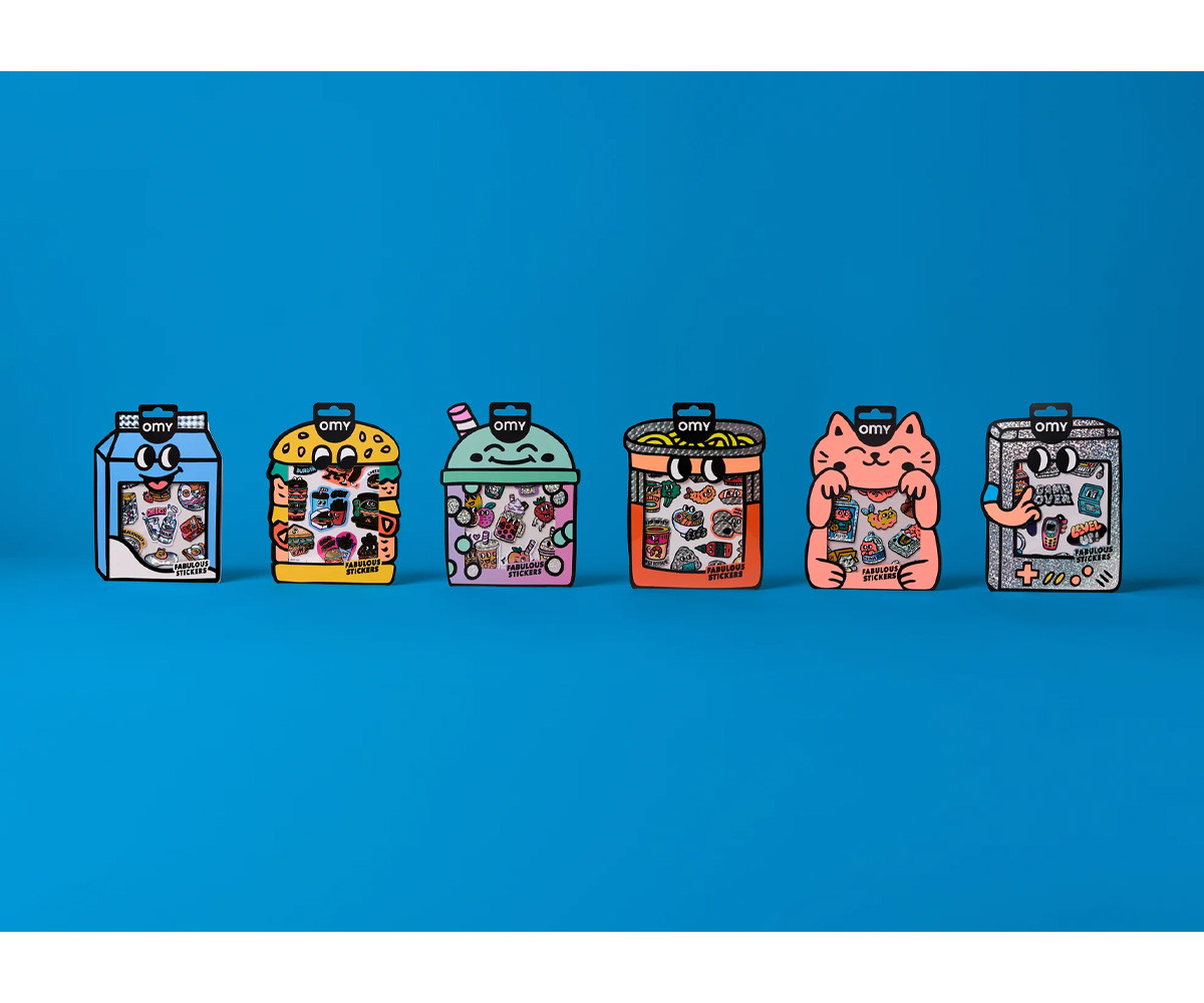 Adesivi Big Game Boy Fluorescenti