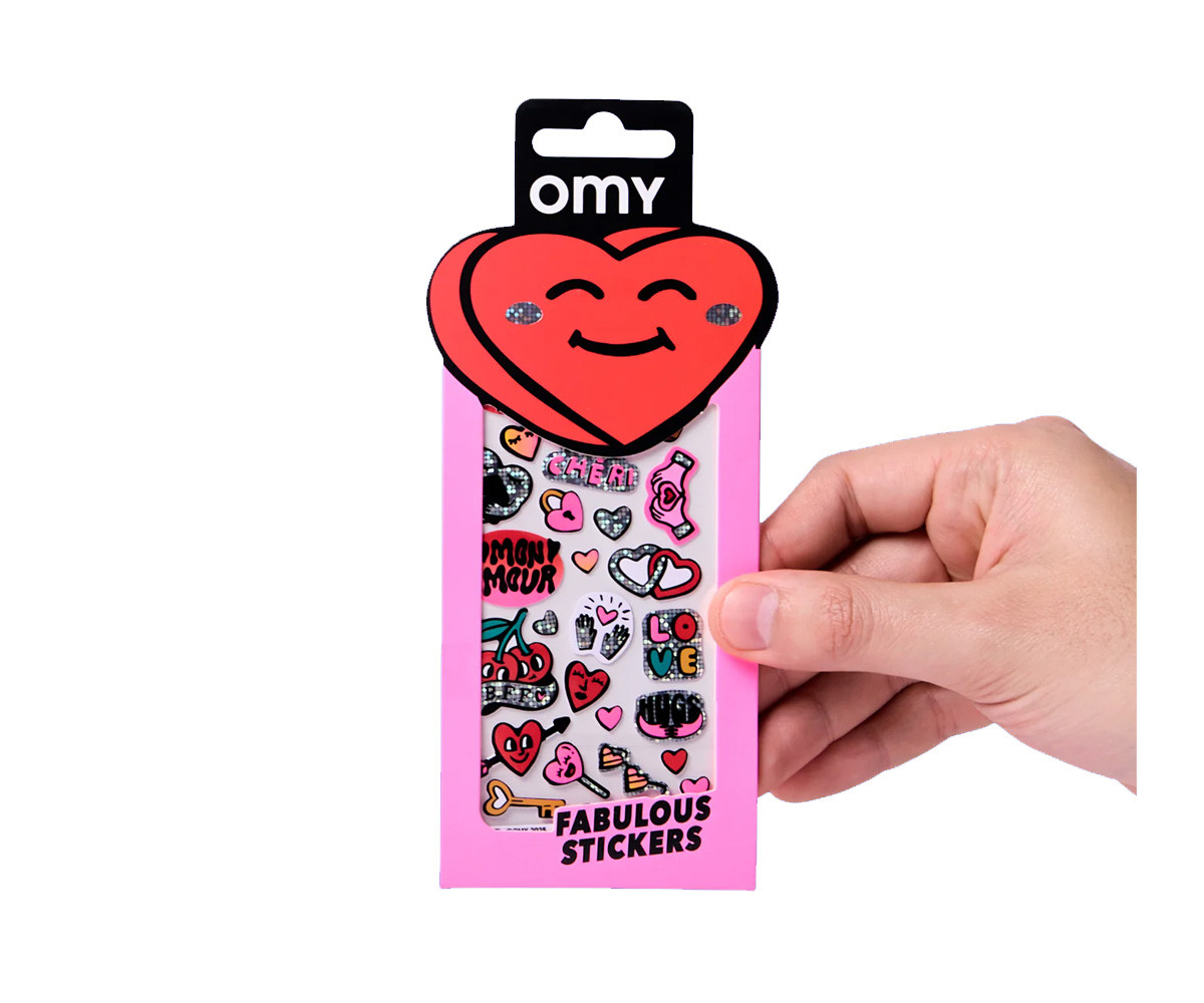 Adesivi Iconic Love Fluorescenti