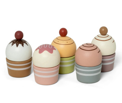 Cupcakes su supporto per torte