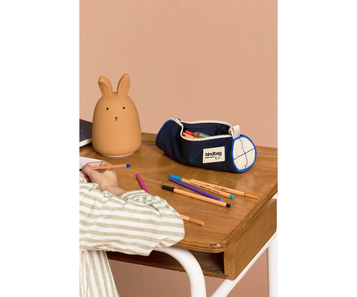 Estuche Mia Tricolor Cuadros Beige