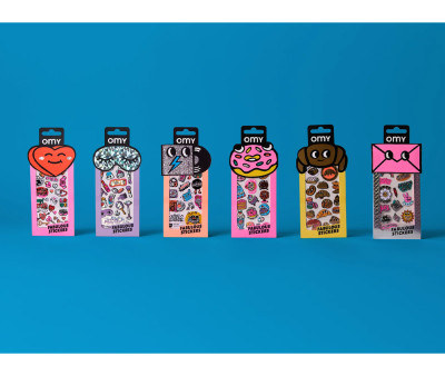 Adesivi Iconic Messages Fluorescenti