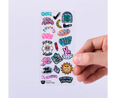 Adesivi Iconic Messages Fluorescenti