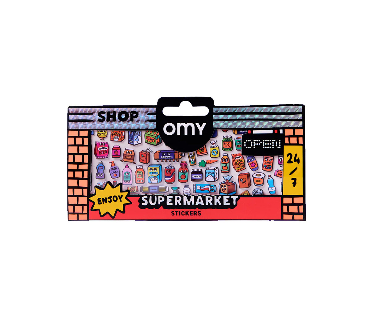 Adesivi Boutique Supermarket Fluorescenti