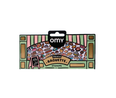 Adesivi Boutique Baguette Fluorescenti