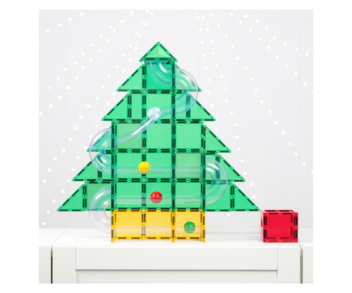 Pack Connetix Ball Run Christmas Special Edition Christmas 71 piezas