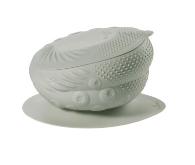 Cuenco de Silicona con Tapa y Ventosa Sage