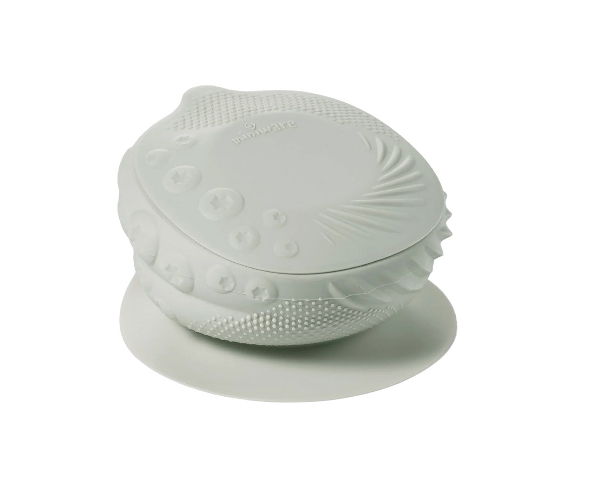 Cuenco de Silicona con Tapa y Ventosa Sage